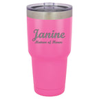 Personalized 30 Ounce Pink Polar Camel Tumbler