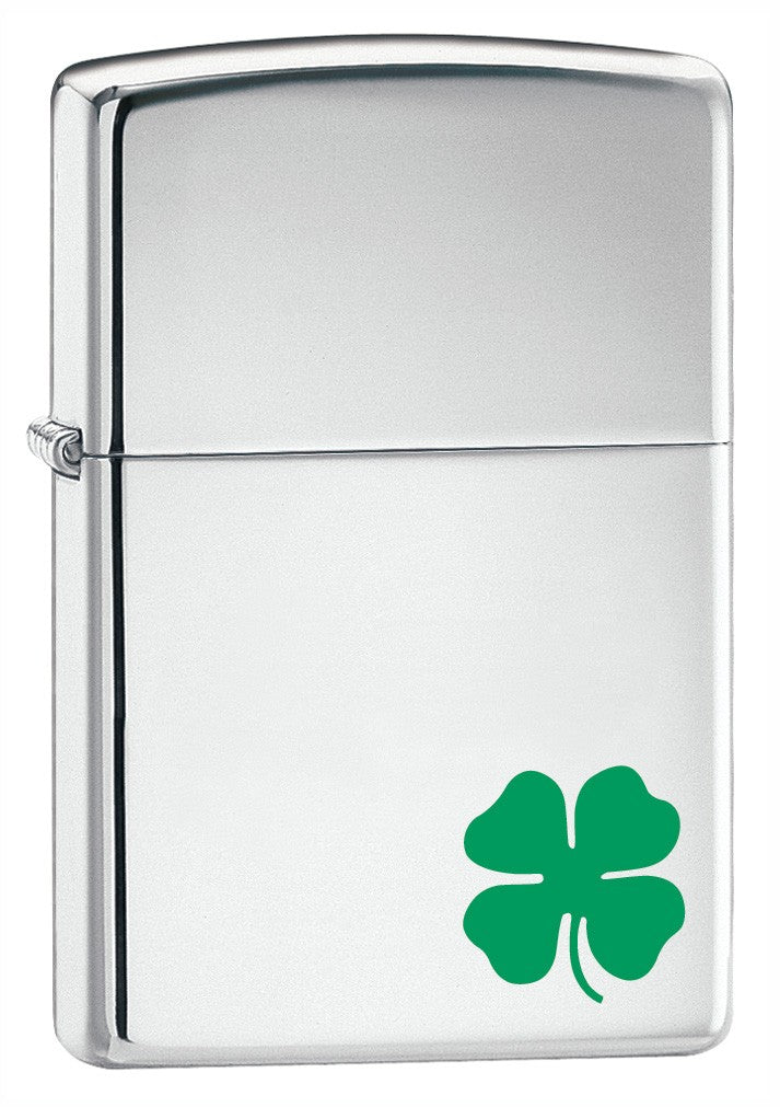 A Bit o' Luck High Polish Chrome Zippo Lighter - Executive Gift Shoppe