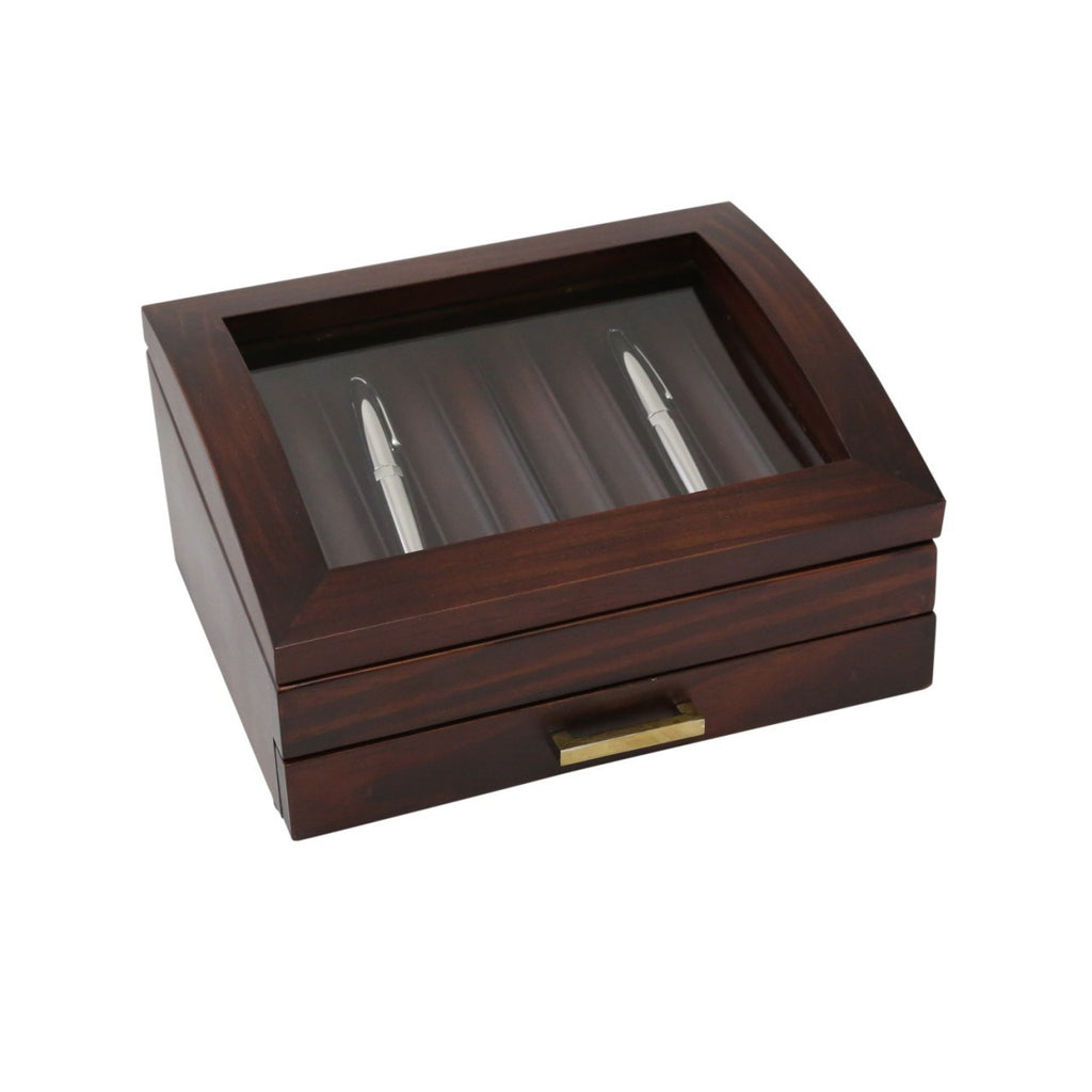 Walnut Wood 19 Pen Box