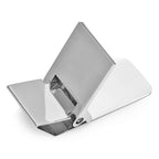 Polished Silver Engraved Hinged Money Clip - Executive Gift Shoppe