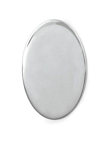 Polished Sterling Silver Oval Engravable Tie Tack