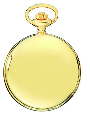 Gold Charles Hubert Pocket Watch & Chain #3900-G - Executive Gift Shoppe