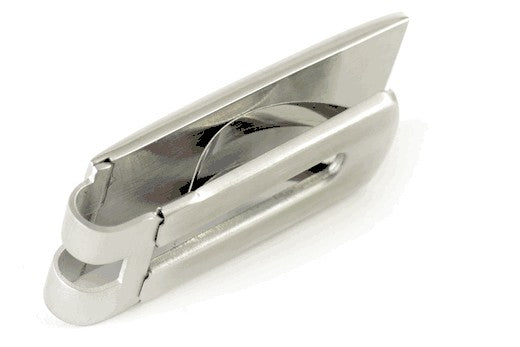 Noir Engraved Spring Loaded Money Clip - Executive Gift Shoppe