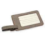 Full Name Monogram Gray Luggage Tag