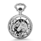 Horse and Horseshoe Charles Hubert Pocket Watch & Chain #3530 - Executive Gift Shoppe