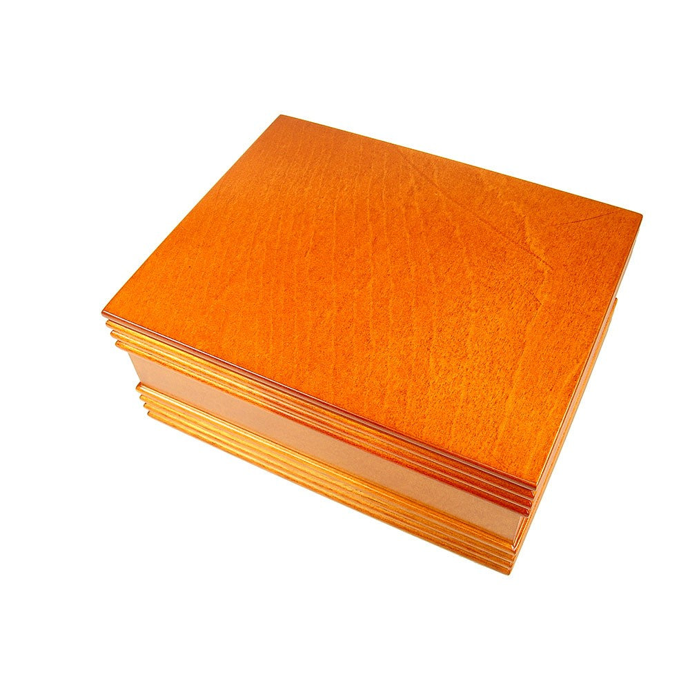 Personalized Wood Keepsake Box with Rosewood Finish