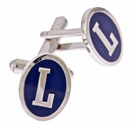 "L" initial cufflinks