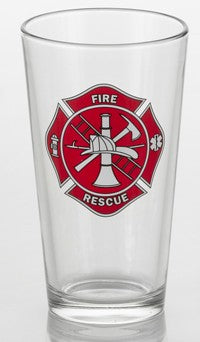 Firefighter's Pint Glass