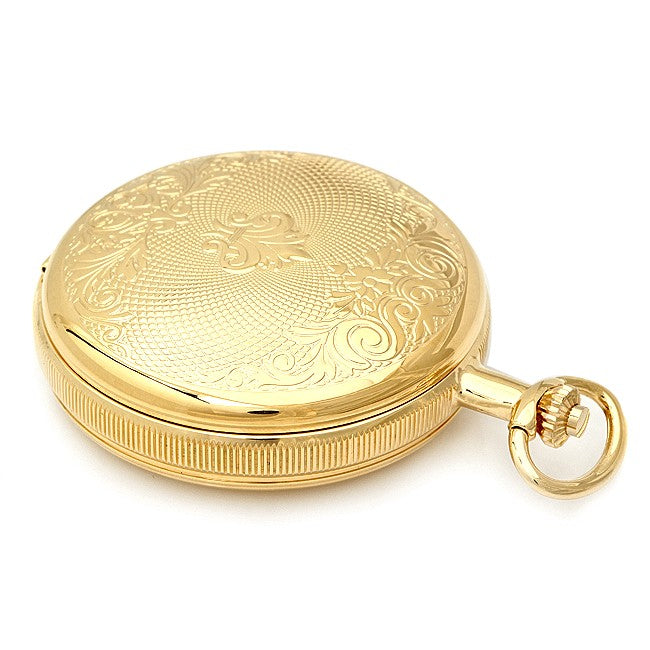 Personalized Mechanical Charles Hubert Pocket Watch & Chain #3556 - Executive Gift Shoppe