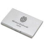Police Badge Engraved Business Card Case - Executive Gift Shoppe