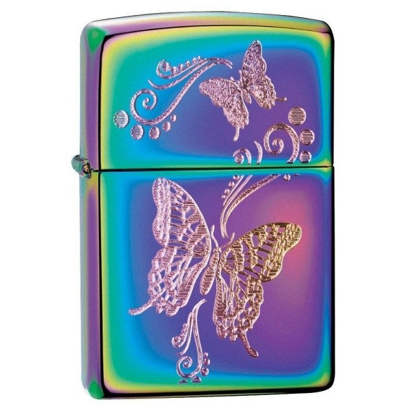 Wings of Destiny Spectrum Finish Zippo Lighter - ID# Z190