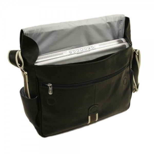 European Messenger Bag by Piel Leather - Free Personalization