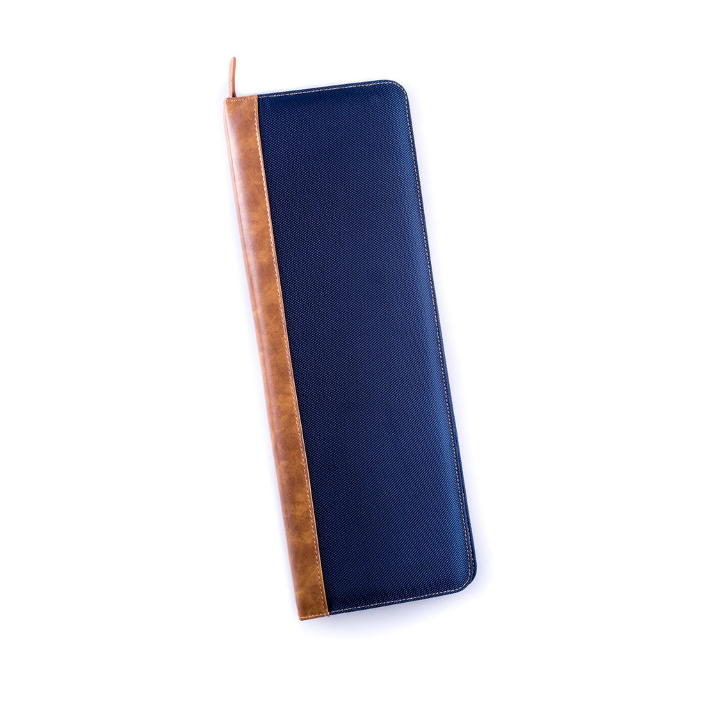 Ballistic Blue Nylon Travel Tie Case