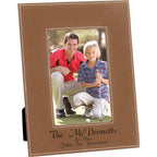 Personalized Dark Brown 4" x 6" Picture Frame