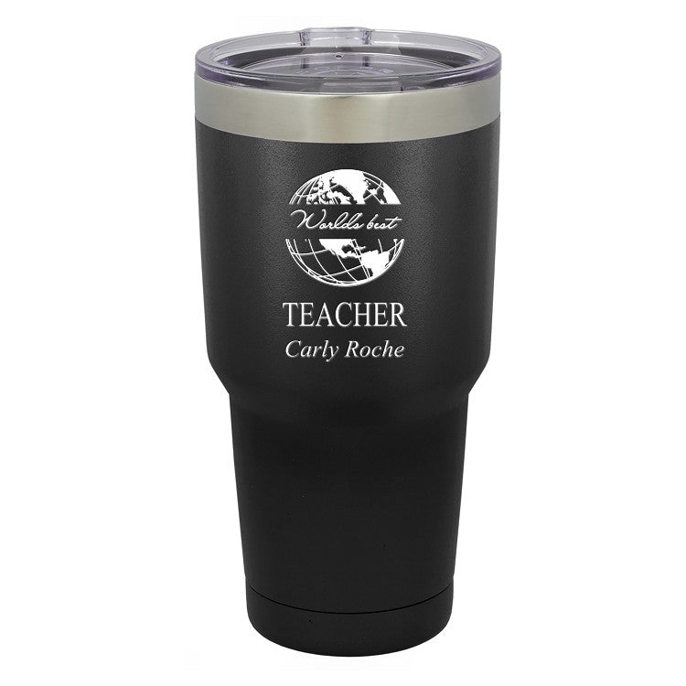 World's Best Teacher Personalized 30 Ounce Tumbler