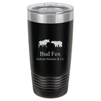 Wall Street Emblem 20 Ounce Black Polar Camel Travel Mug