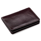 Leather Credit Card Wallet w/ ID Window - Executive Gift Shoppe