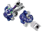 Hand Painted Enamel & Sterling Silver Gecko Cufflinks by Jan Leslie