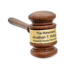 The Judge Personalized Wooden Gavel - Executive Gift Shoppe