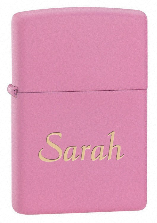 Pink Matte Zippo Lighter - Executive Gift Shoppe