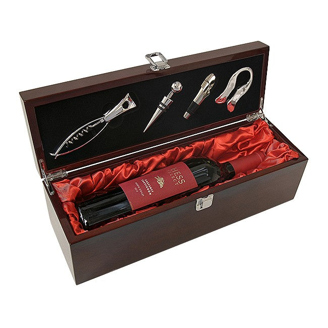 Wedding Party Single Bottle Wine Presentation Box with Tools