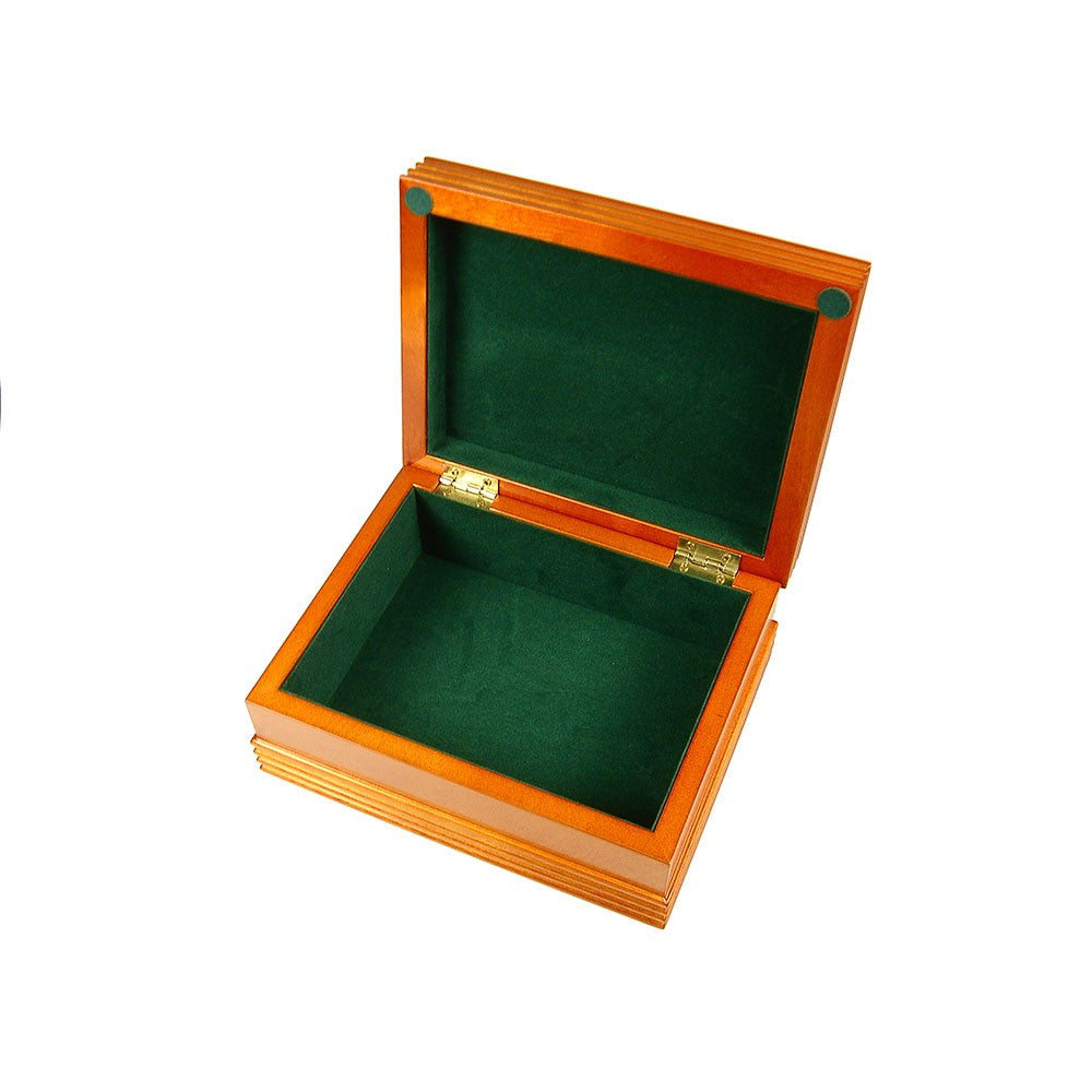 Personalized Wood Keepsake Box with Rosewood Finish