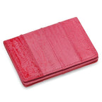 Eel Skin Collection Personalized Business/Credit Card Holder w/ ID Window