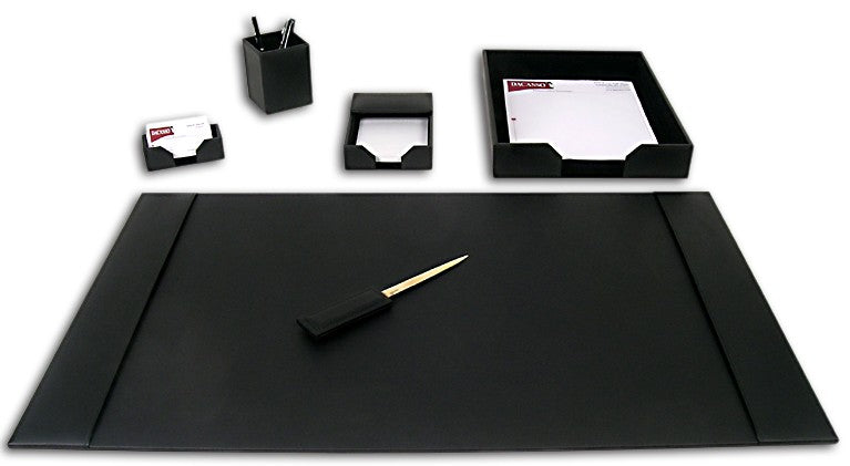 6 Piece Econo-Line Leather Desk Set