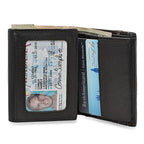 RFID Collection Trifold Wallet With ID Flap