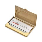 Brass Frame Style Engraved Business Card Holder - Executive Gift Shoppe