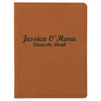 Personalized Rawhide Passport Holder