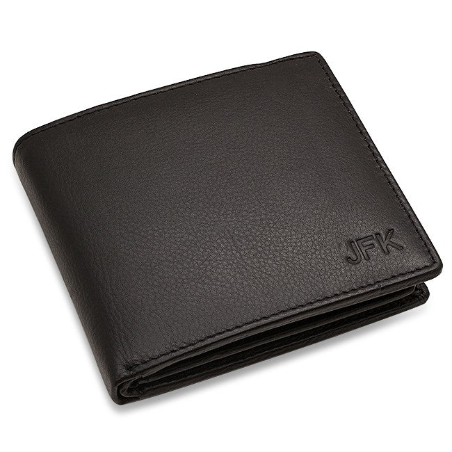 RFID Collection Bifold Credit Card Wallet With Center ID Flap