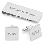 Streamline Collection Money Clip & Cufflinks Gift Set - Executive Gift Shoppe