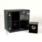 Quadruple Watch Winder With Removable Individual Winders