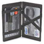 Genuine Black Leather Magic Wallet