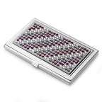 Purple Crystals Business Card Case