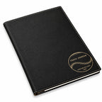 Baseball Coach's Personalized Black Leatherette Portfolio