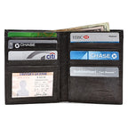 Genuine Leather 13 Card Credit Card Holder with ID Window