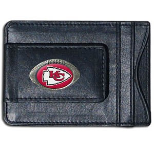 NFL Leather Wallet & Money Clip - Executive Gift Shoppe
