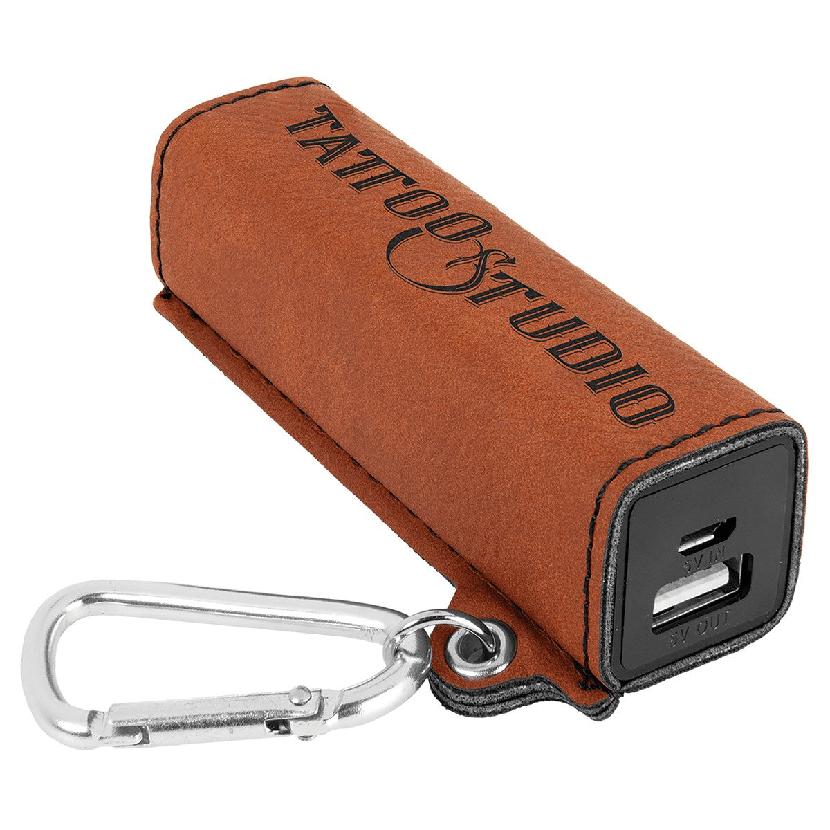 Personalized Rawhide Tone USB Cell Phone Charger