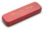 Personalized Cherrywood Pen & Pencil Box Set