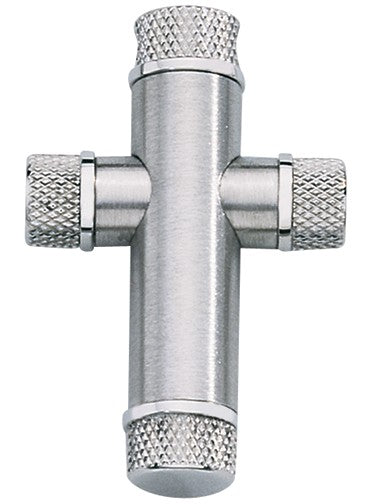 Starliner Collection Stainless Steel & Hobnail Pendant Necklace
