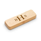 Roman Monogram Theme Laser Engrave Bamboo Pen and Box Set