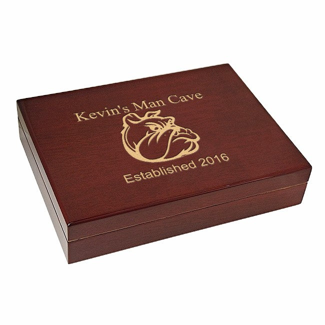 Man Cave Piano Finish 30 Cigar Humidor