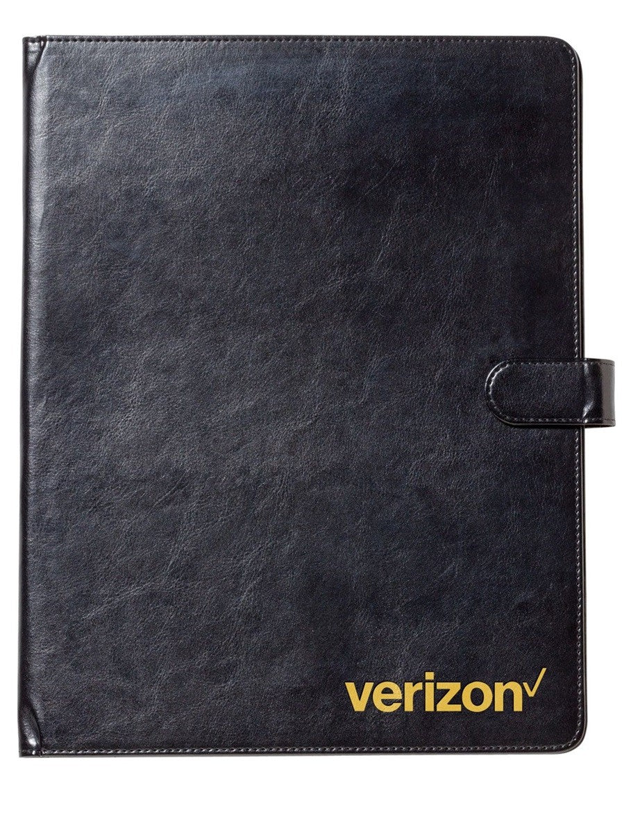 Black & Gold Personalized Portfolio with Notepad