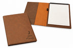 Full Name Monogram Dark Brown Leatherette Mini Portfolio