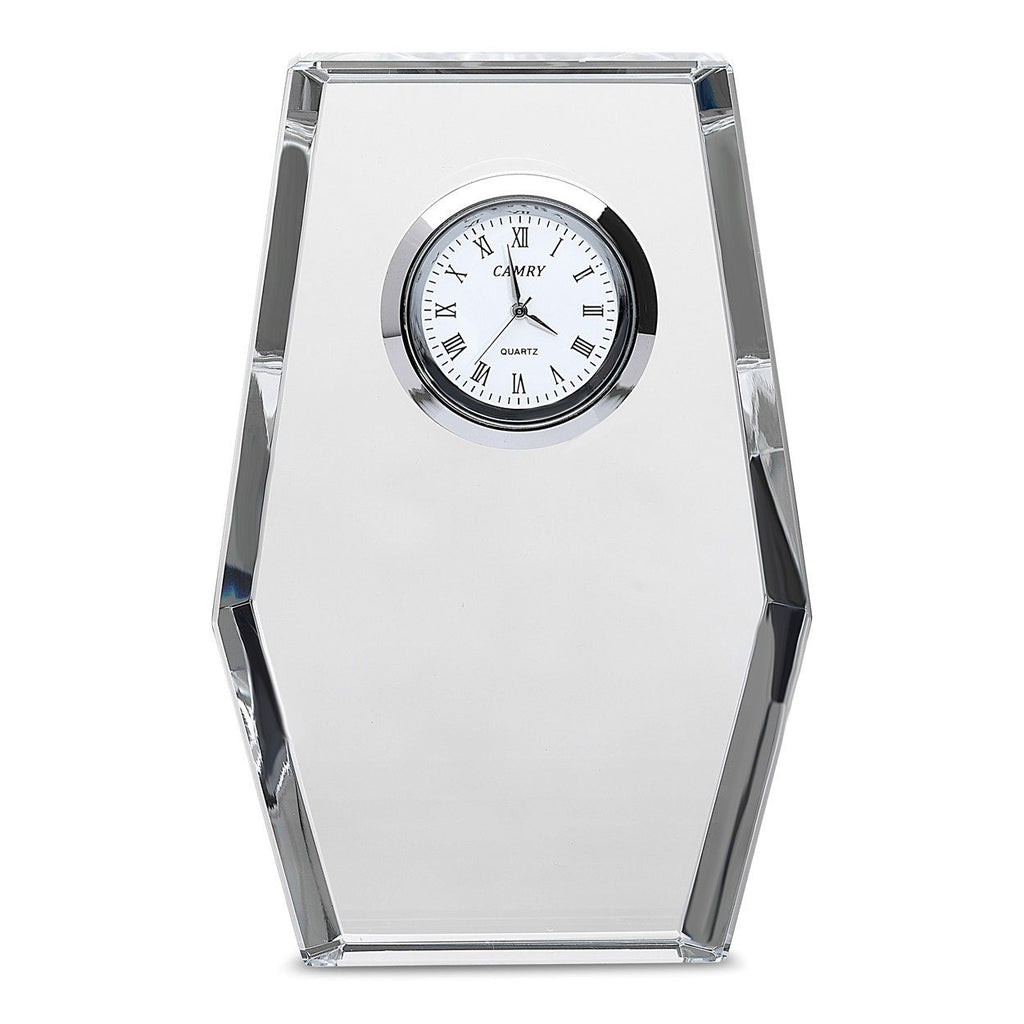 Distinuished Collection Personalized Crystal Desk Clock