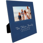 Blue & Silver 5" x 7" Picture Frame with Large Personalization Area