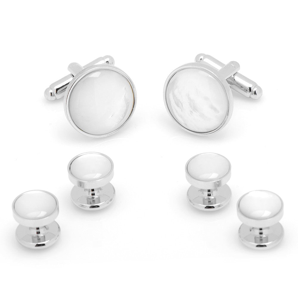 Mother of Pearl Cufflinks & Studs Set