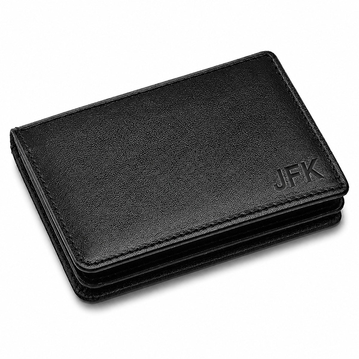 Leather Credit Card Wallet w/ ID Window - Executive Gift Shoppe